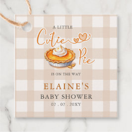 Kleine Süsse Pie Pumpkin Pie Fall Baby Dusche Geschenkanhänger