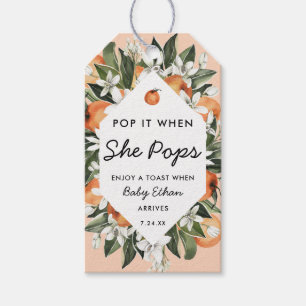 Kleine Süsse Pop Es, wenn sie Pop Champagner Flasc Geschenkanhänger