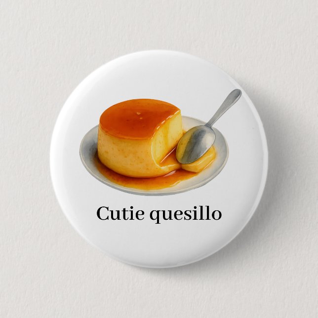 Kleine Süsse quesillo Herbstleaves Kinderdusche Button (Vorderseite)