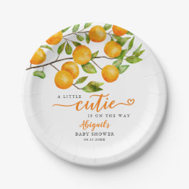 Kleine Süsse Summer Fruit Baby Dusche Pappteller