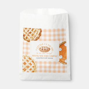 Kleine Süße Torte Gingham-Baby-Party Geschenktütchen