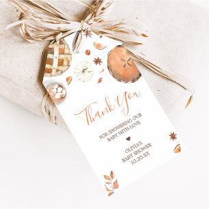 Kleine Süße Torte Herbst-Kürbis-Baby-Geschenkanhän Geschenkanhänger