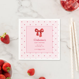Kleine Süße Valentins Coquette Serviette