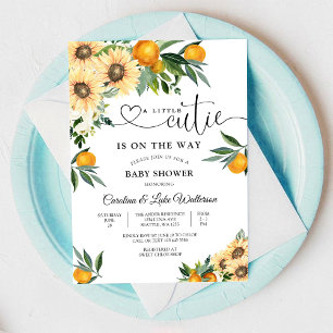 Kleine Süße Zitrone Baby Shower Einladung