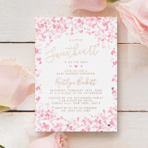 Kleine Süße zum Valentinstag-Baby-Shower