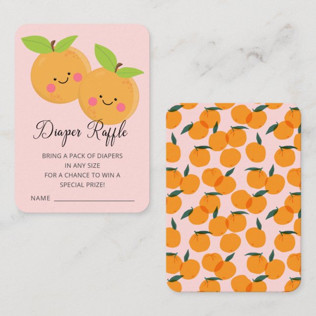 Kleine Süssen Babydusche Windelwanne Begleitkarte (Vorne/Hinten)