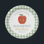 Kleine Sweet Apple Baby Dusche Pappteller<br><div class="desc">Kleine Sweet Apple Baby Dusche</div>