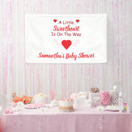 Kleine Sweetheart Baby Dusche Banner