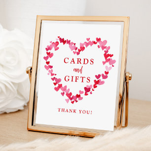 Kleine Sweetheart Babyduschkarten und Geschenkguts Poster