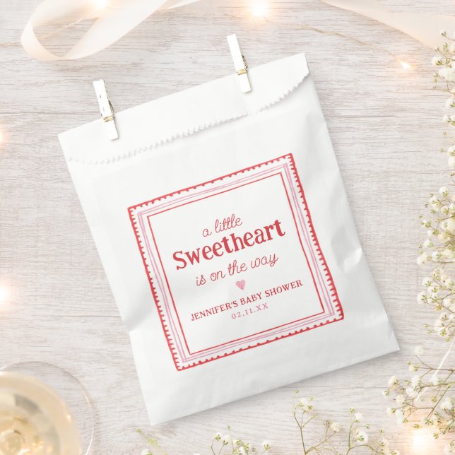 Kleine Sweetheart Valentine-Dusche Geschenktütchen (Ausgeschnitten)