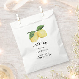 Kleine Sweetie Lemon Baby Dusche Geschenktütchen