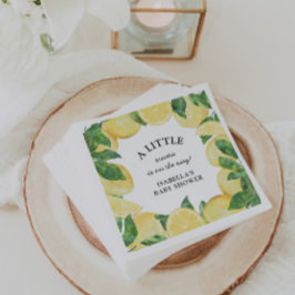 Kleine Sweetie Lemon Baby Dusche Serviette