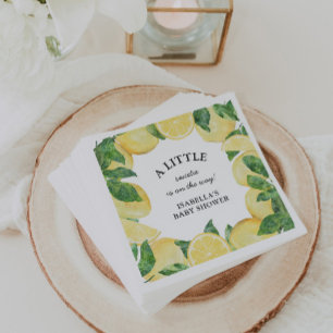 Kleine Sweetie Lemon Baby Dusche Serviette