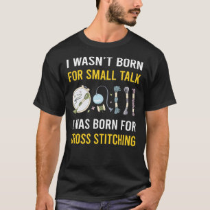 Kleine Talk Cross Stitching T-Shirt