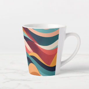 Kleine Tasse, 12 oz - Minimalistisch geometrisch Milchtasse
