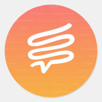 Kleine Telepath-Aufkleber, 1,5", Blatt mit 20 Runder Aufkleber