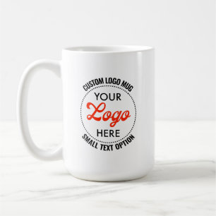 Kleine Textwerbung Custom Logo Tasse 15oz
