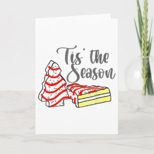 Kleine Tis' The Season Weihnachtsbaumkuchen Debbie Karte