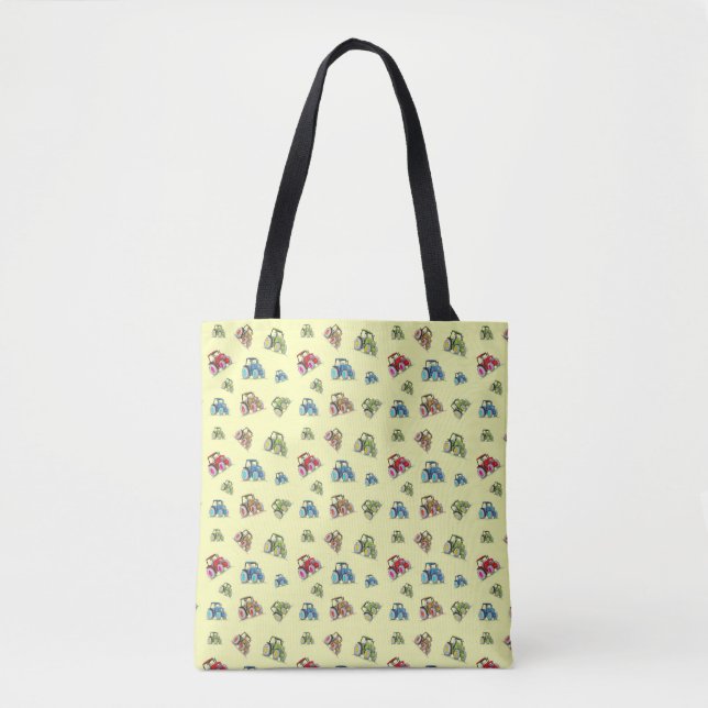Kleine Traktoren Tote Tasche, Limone Tasche (Vorderseite)