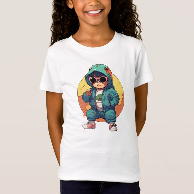 Kleine Trendsetter: stilvoll und komfortabel T-Shirt (Vorderseite)