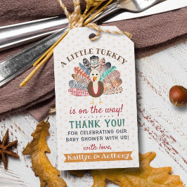 Kleine Türkei unterwegs! Erntedank Babydusche Geschenkanhänger