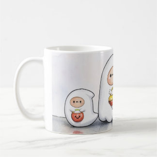 Kleine und kleine Geister Halloween Kaffeetasse