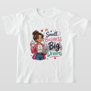 Kleine Unternehmen Große Träume Unternehmerisches  T-Shirt