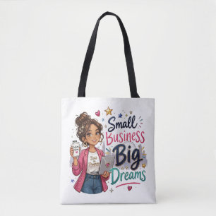 Kleine Unternehmen Große Träume Unternehmerisches  Tasche