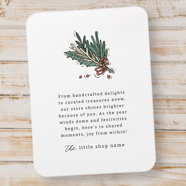 Kleine Unternehmen Moderner Minimalistischer Urlau Magnet (Von Creator hochgeladen)