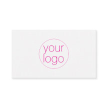 Kleine Unternehmens-Logo-Dankeschön-QR-Karte Blush