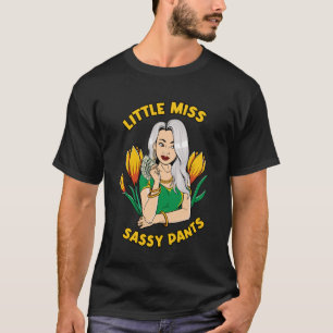 Kleine verpasste sassy Hose Girl Magic Melanin sis T-Shirt