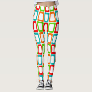 Kleine verzerrte Rechtecke Leggings