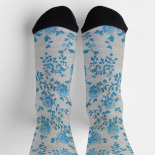 Kleine Vintage Blume Socken