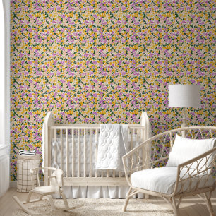 Kleine Vintage Blume Tapete