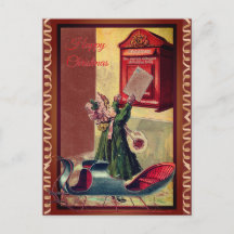 Kleine Vintage Letter-Mailing-Girl
