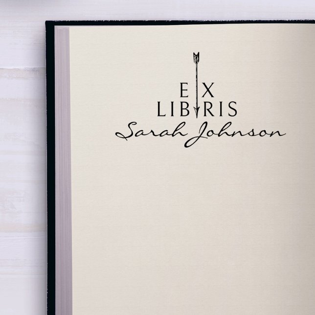 Kleine Vintage Pfeil - Moderne Bibliotheksbücher Gummistempel (Von Creator hochgeladen)