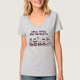 Kleine Vögel große Patrioten T-Shirt