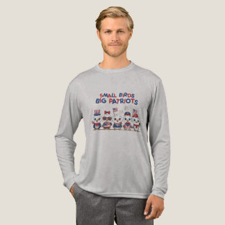 Kleine Vögel große Patrioten Tri-Blend Shirt