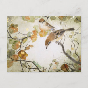 Kleine, von Kriechern beflügelte Kreatur Postkarte