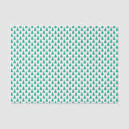 Kleine Weihnachtsbaume mit Rotem Star Seidenpapier