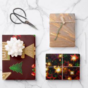 Kleine Weihnachtsgeschenke Geschenkpapier Set