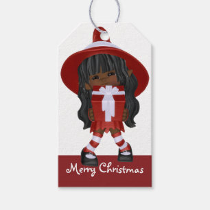 Kleine Weihnachtshexe des Afroamerikaner-d2 - Geschenkanhänger