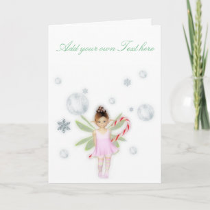 Kleine Weihnachtskarte Feiertagskarte
