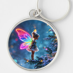 Kleine Weihnachtsmärchen leuchten Fantasie Schlüsselanhänger