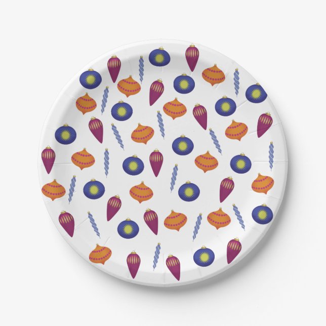 Kleine Weihnachtsschmuck Pappteller (Vorderseite)