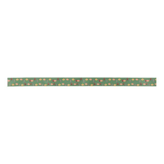 Kleine Weihnachtsschmuck Satinband (Vorderseite)
