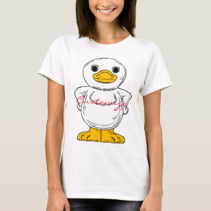 Kleine Weiße Ente Stehend Thunder_Cove T-Shirt