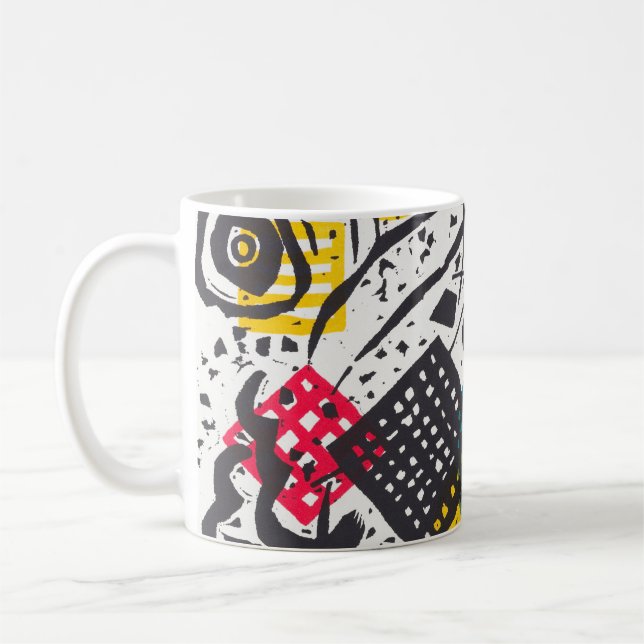Kleine Welten V (Small Worlds V) Wassily Kandinsky Kaffeetasse (Links)