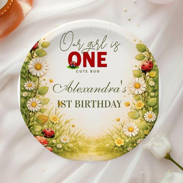Kleine Wiesenlady wird Eins Pappteller (Von Creator hochgeladen)