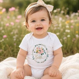 Kleine Wildblume Baby Bodysuit Strampler